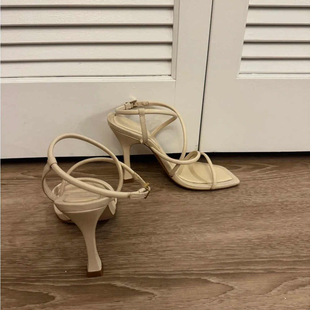 SCHUTZ Ivory Lovi Strappy Sandals - Picture 8 of 8